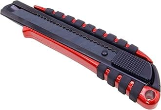 NT Cutter Premium Evolution PMG Series Aluminum Die-Cast Cushioned Grip Auto-Lock Utility Knife (PMGL-EV01R), 18mm Heavy-Duty