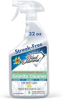 Granite Counter Cleaner: USDA Certified BIOBASED- Safe for Granite, Quartz, Marble, Travertine, Countertops