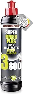 menzerna “Super Finish Plus 3800” I Deep Gloss Polish for a Perfect Mirror Finish I Polishing Compound for Micro Scratches & Holograms I Silicone Free I 8 fl oz.