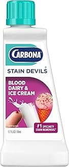 Stain Devils® #4 | Blood, Dairy & Ice Cream | Professional Strength Laundry Stain Remover | Multi-Fabric Cleaner | Safe On Skin & Washable Fabrics | 1.7 Fl Oz, 1 Pack