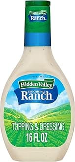 Hidden Valley Original Ranch Salad Dressing and Topping, 16 Ounce Bottle (Package May Vary)