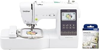 Brother SE700 Sewing and Embroidery Machine, Wireless, 135 Built-in Designs, 103 Built-in Stitches, SA5FTPKG 5 Foot Embellishment Pack Included