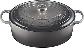 Le Creuset Enamelled Cast Iron Oval 9.5 qt Oyster