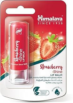 Himalaya Since 1930 Strawberry Shine Lip Balm – 4.5g | Nourishing & Moisturizing Lip Care