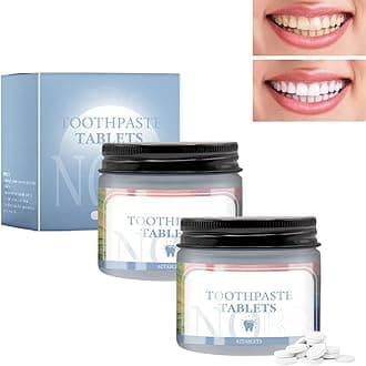 Nobs Toothpaste Tablets - 2 Boxes Hydroxyapatite, Environmentally Friendly and Travel-Friendly