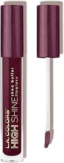 L.A. COLORS High Shine Shea Butter Lip Gloss, Lavish, 0.14 Ounce, (CLG941)