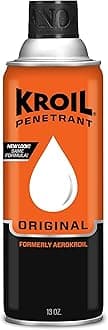 Aerokroil Penetrant - Rust Penetrating Lubricant - Corrosion Inhibitor Oil for Chains, Hinges & Stuck Metal Parts - Home & Industrial Use - Aerosol - 13 oz - 1 Pack (KS132)