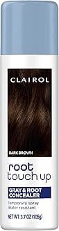 Clairol Root Touch-Up Temporary Hair Coloring Spray, Dark Brown Hair Color, Pack of 1 - Packaging May Vary