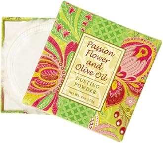 Greenwich Bay Trading Co. Dusting Powder, 4 Ounce, Passion Flower and Olive Oil