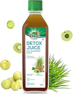 ZANDU Detox Juice 500ml | Rich in Vitamin C, Helps with Body Detox and Blood Purification | 100% Ayurvedic and Natural