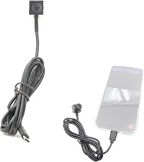 Button Camera 1080P Wearable External Phone Camera for Android Smartphone(Type-C only) Indoor and Outdoor Use