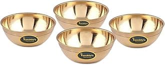 Kanshita's Rasoiware Brass Diya & Small Decorative Bowl (35 ML) for Puja – Elegant Home Decoration for Festivals & Rituals