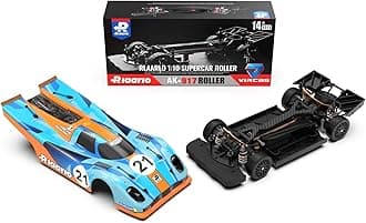 1:10 Brushless RC Car Alloy Roller for Adults, 4WD Hobby On-Road Race Car Roller with 1/8 Differential and Aluminum Shock Absorbers