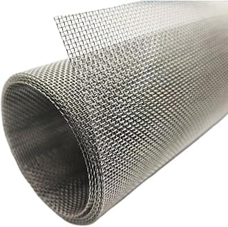 Stainless Steel Mesh Screen #20Mesh -Size:15.7"x47.2"(40x120cm) SS304 Wire Mesh Screen for Vent,Cage,Garden, Window Screen, Filter Mesh