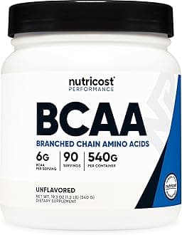 BCAA Powder 2:1:1 (90 Servings, No Flavor Added) - Branched Chain Amino Acids