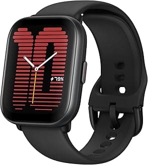 Amazfit Active 42mm Smart Watch with AI Fitness Exercise Coach, GPS, Bluetooth Calling, Music Storage, 14 Day Battery, AMOLED Display & Alexa-Enabled