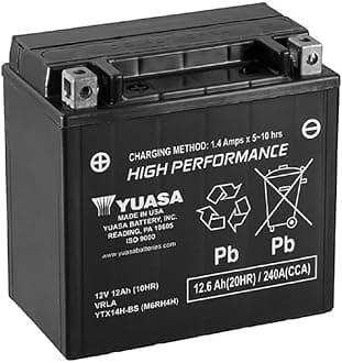 YUAM6RH4H YTX14H-BS Maintenance Free H Series AGM Battery with Acid pack