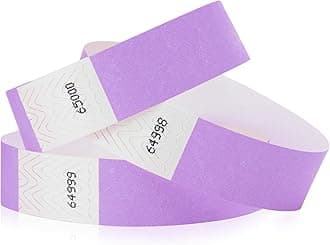 WristCo Berry Tyvek Wristbands for Events - 200 Count ¾” x 10” - Waterproof Recyclable Comfortable Tear Resistant Paper Bracelets Wrist Bands for Concerts Festivals Admission Party Tours