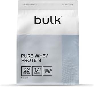 BulkPOWDERS Pure Whey Protein Powder Shake, 500 g - Raspberry