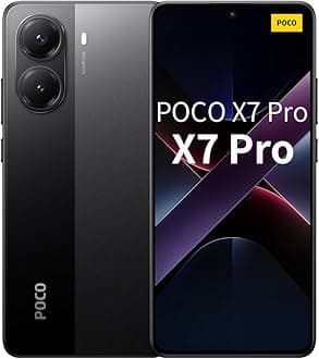 Xiaomi Poco X7 PRO 5G + 4G LTE (for Tmobile Mint Tello & Global) (256GB + 12GB) Ai 6.67" 50MP Gamers Phone NFC Dual sim Unlocked Model 2412DPC0AG (Black)