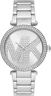 Michael KorsParker Stainless Steel Watch With Glitz Accents