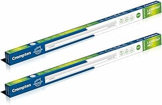Crompton Laser Ray Neo 2 Feet 10W LED Batten| Energy Efficient Batten for Home | Cool Daylight | Pack of 2