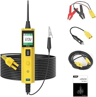 Car Circuit Probe Kit,12V 24V Automotive Circuit Tester Car Electrical System Test Tool Kit,AC DC Resistance Digital Voltage Tester,Short Finder,Relay Fuse Tester