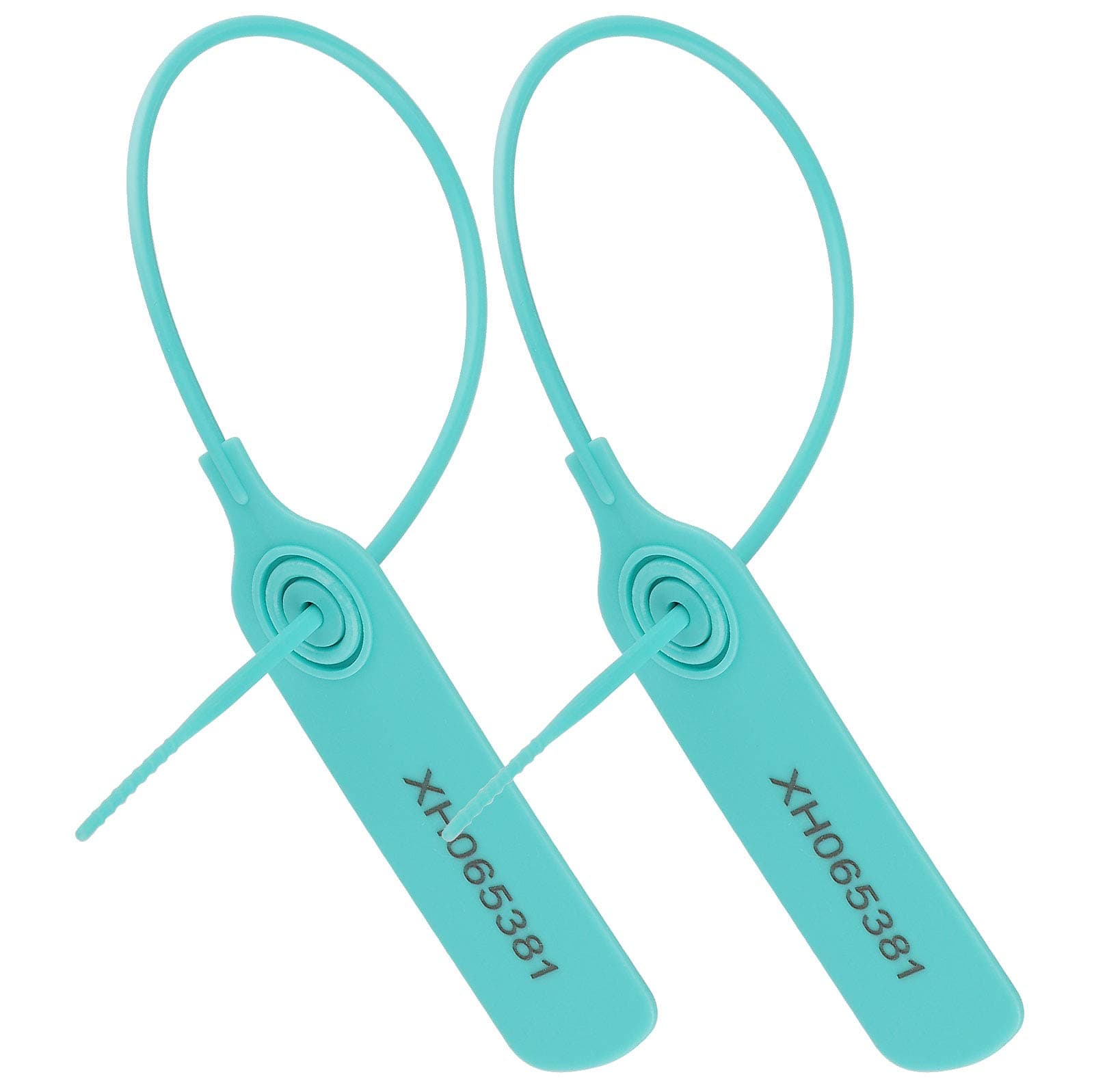 xhlife Security Seals Tamper Proof Self Locking Pull Tight Plastic Seal Yellow 11.8inch Pack of 200pcs Signage Security Tags for Logistics Luggage Transport