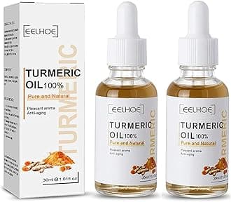 2 Pack Turmeric Dark Spot Corrector Serum Oil, Turmeric Repair Face Serum, Natural Turmeric Bright Skin Dark Spot Skin Care Moisturizing Repair Serum, Turmeric Oil for Face Dark Spots(30ml)