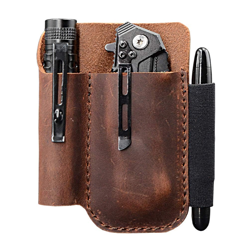 Leather EDC Pocket Pouch