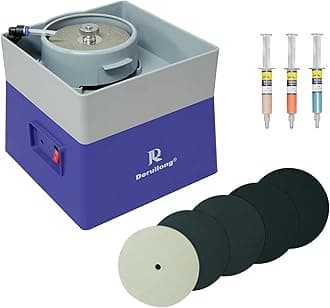 4” Flat Grinding Machine - Grinding Equipment - Shaping and Polishing Tools, Mineral Rock Polishing Machines, Grinding Machines, Includes Rock Mineral Polishing Machine Accessory Kit