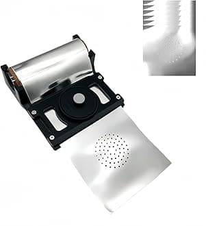 KKDUCK Hookah Aluminum Foil Puncher Machine with 1PCS Shisha Rolling Foil 49 Feet BBQ Tools Foil Dispenser Hookah Accessories Setfoil Shisha Foil Cutter Slide6.4Inch*6.6Inch (Puncher with Foil)