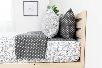 Beddy's Puppies Dogs Kids Durable Zipper Bedding, Bed in a Bag, White Sheets and Comforter with Puppy Design, Includes Pillowcase and Pillow Sham, Easy to Make and Wash, Boys and Girls Zip Bedding