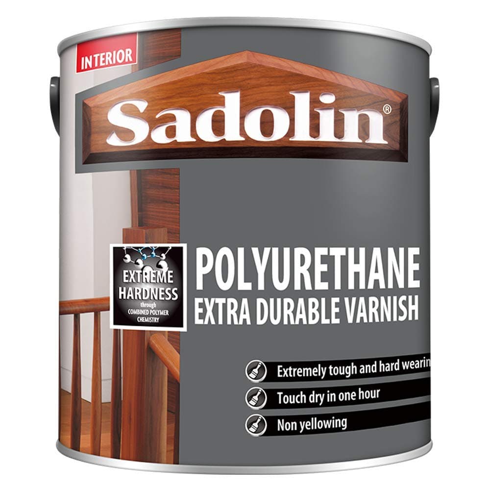 Sadolin Polyurethane Extra Durable Varnish 1 litre Gloss