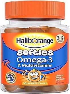 HaliborangeOmega-3 and Multivitamins 30 Orange Flavour Softies