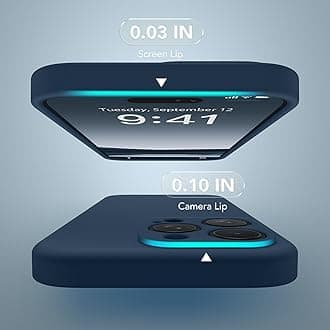 Magnetic for iPhone 14 Pro Case, Compatible with MagSafe, [Full Camera Protection][Screen Protector] Silicone Shockproof Protective Phone Case for iPhone 14 Pro 6.1", Cobalt Blue