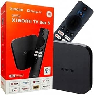 Xiaomi Mi Box S (2nd Gen) with 4K Ultra HD Streaming Media Player |Dual Band Connectivity |Google TV And Google Assistant & Remote Supported - Black