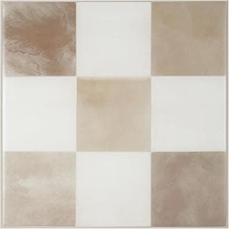 SMART TILES Peel and Stick Backsplash - 5 Sheets of 7,75" x 7,75" - 3D Adhesive Peel and Stick Tile Backsplash for Kitchen, Bathroom, Wall Tile, Checkered