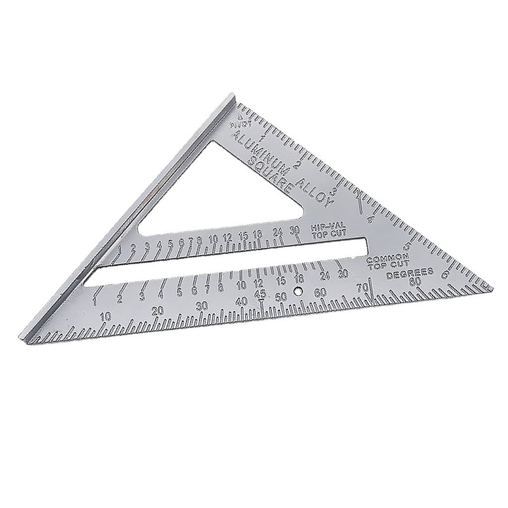 7'' Metric System Triangle Angle Square Speed Rafter Protractor Miter Ruler