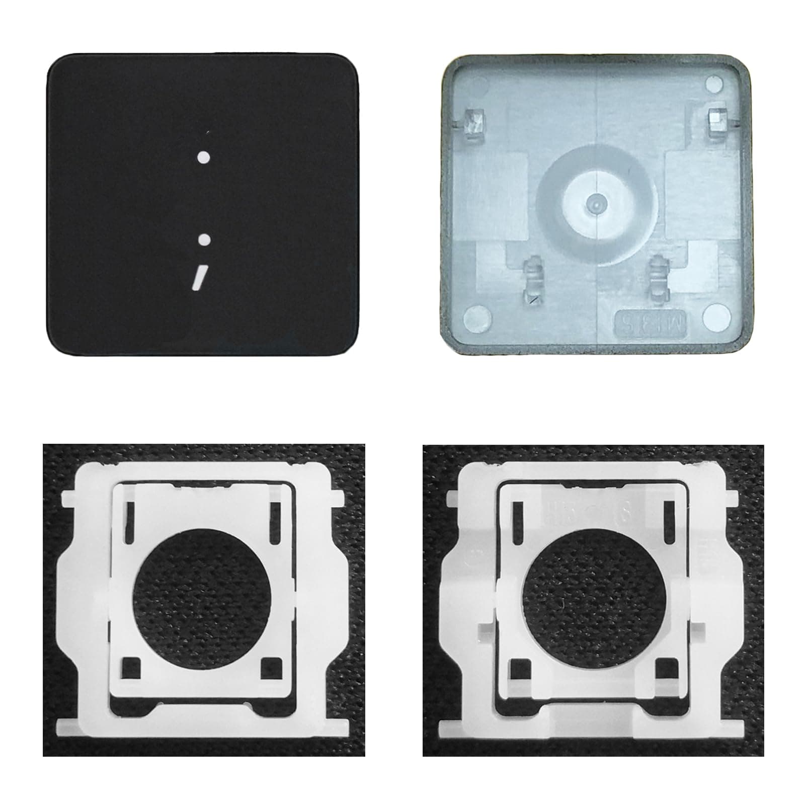 CTBDZ Individual Key Cap with Hinge Replacement for MacBook Pro (M1 M2) A2141 A2251 A2289 A2338 A2442 A2485,Replace for MacBook Air A2179 A2337 A2681 Keyboard Keycap (" ; " Key)