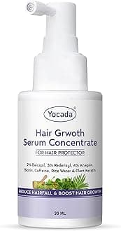 Hair Growth Serum Concentrate For Men & Women | with 2% Redensyl, 4% Anagain, 2% Baicapil, Caffeine, Biotin & Rice Water | Reduce Hairfall | Boost Hair growth | Increase hair density | Repair Damaged hair | (30 ML, Pack of 1)