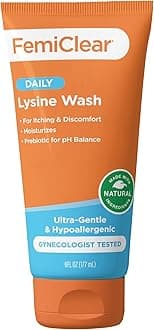 Ultra-Gentle Feminine Wash – Made with Lysine & Lemon Balm for Feminine Hygiene, Essentials for l Health (6FL oz)