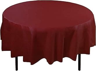 Premium Round Burgundy table cover