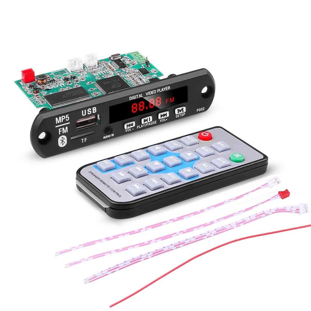 USB MP5 Stereo Audio Video Player Decoder Module kit with Bluetooth FM USB AUX & Remote