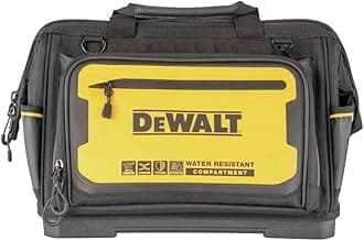 Tool Bag, Water Resistant, Hard Bottom, 16-inch, Professional Tool Tote (DWST560103)
