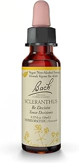 Bach Original Flower Remedies, Scleranthus (Non-Alcohol Formula) - Be Decisive - Natural Homeopathic Flower Essence for Emotional Balance - Vegan, Gluten Free, Sugar Free - 10mL Dropper