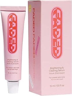 Faded Brightening and Clearing Serum, Reduces Discolouration, Post-Blemish Marks, Scars and Stains, Visibly fade stubborn stains, dark spots (50ml)