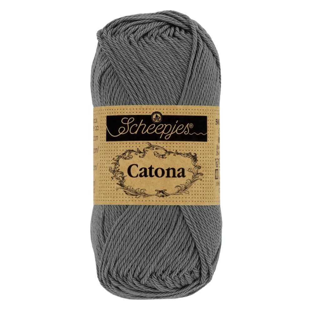 Scheepjes - Scheepjes Catona 501 Anthracite Yarn - 1x25g