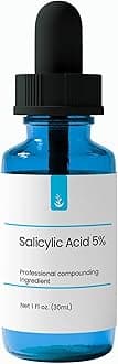 PURE ORIGINAL INGREDIENTS Salicylic Acid 5% Solution (30 mL) by Organic Gentle Exfoliating Peel/Mask for Smoother & Clearer Skin, Treats Blackheads, Acne & Clogged Pores
