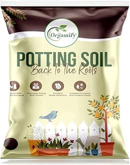 Organic Potting Soil Mix 5KG – Natural Garden Soil for Indoor & Outdoor Plants | Ready-to-Use Potting Mix for Vegetables, Flowers, Herbs | Organic Soil for Home Gardening